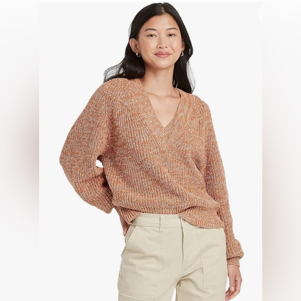 A New Day Women's V-Neck Pullover Sweater